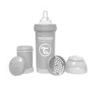 Twistshake Biberón Anticólico Gris Talla M +2M 260 ml