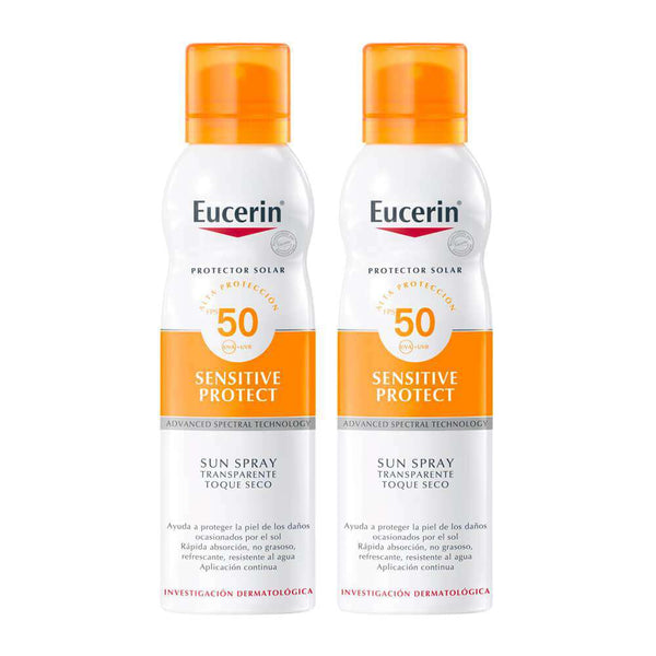 Eucerin Sun Protection 50+ Spray Transparente Duplo