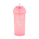 Twistshake Vaso Pajita Rosa +6M 360 ml (Straw Cup)