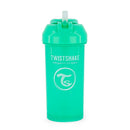 Twistshake Vaso Pajita Verde +6M 360 ml (Straw Cup)