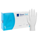 Abena Guantes Vinilo Blanco Talla L 100 Unidades