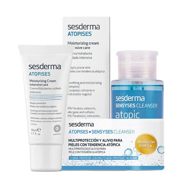 Sesderma Atopises Crema + Sensyses Cleanser Atopic Pack