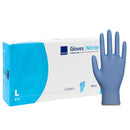 Abena Guantes Nitrilo Azul Talla L 100 Unidades