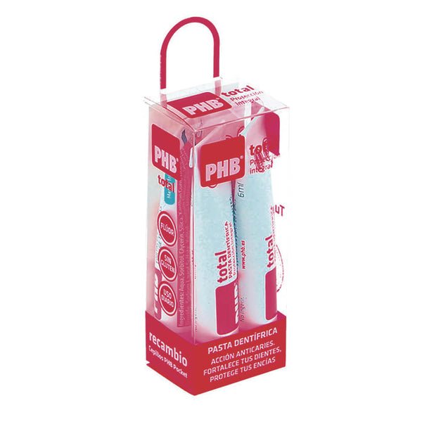 Phb Pack Recambio Pasta Dental Pocket 4 Unidades x 6 ml