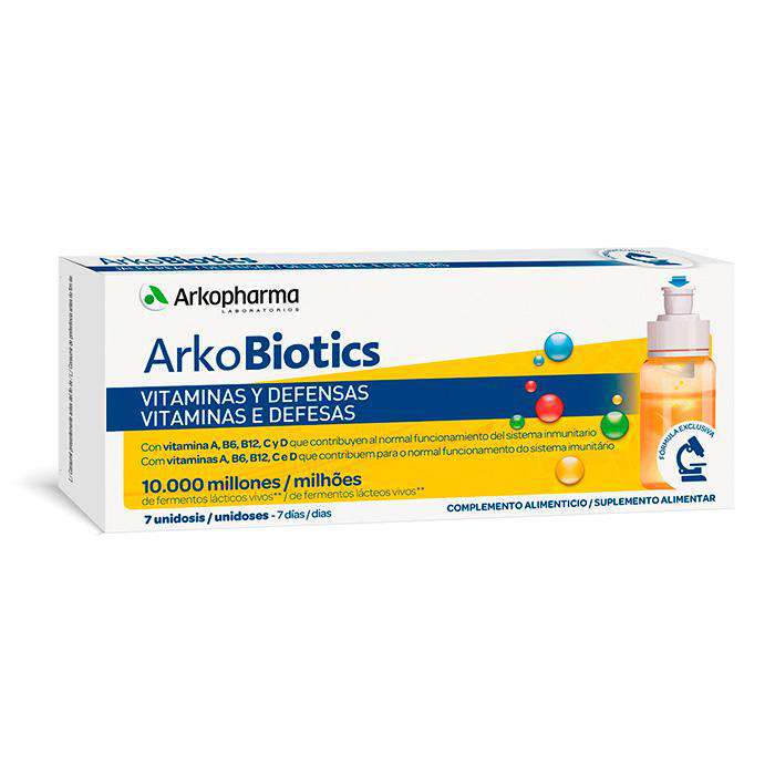 Arkobiotics Vitaminas Y Defensas Adultos 7 Dosis