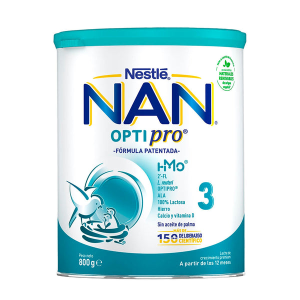 Nestlé Nan 3 Optipro 800 Gramos