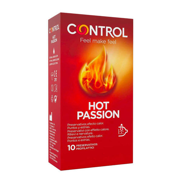 Control Preservativos Hot Passion 10 Unidades