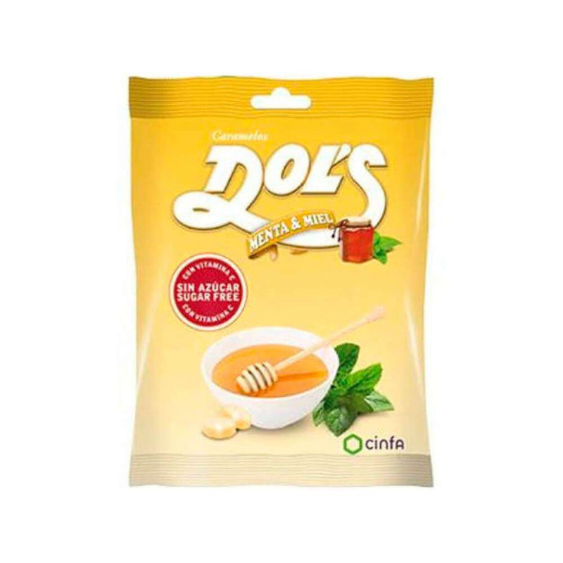 Dols Caramelos Sin Azúcar Menta Miel Bolsa 60 gr