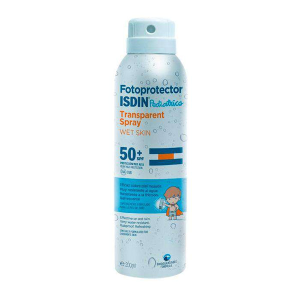 Isdin Fotoprotector Spf50+ Pediatrics Transparente Spray Wet Skin 250 ml