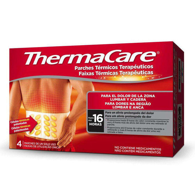 Thermacare Zona Lumbar Y Cadera 4 Parches