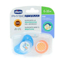 Chicco Chupete Caucho Physio Air Azul 6-12M 2 Unidades