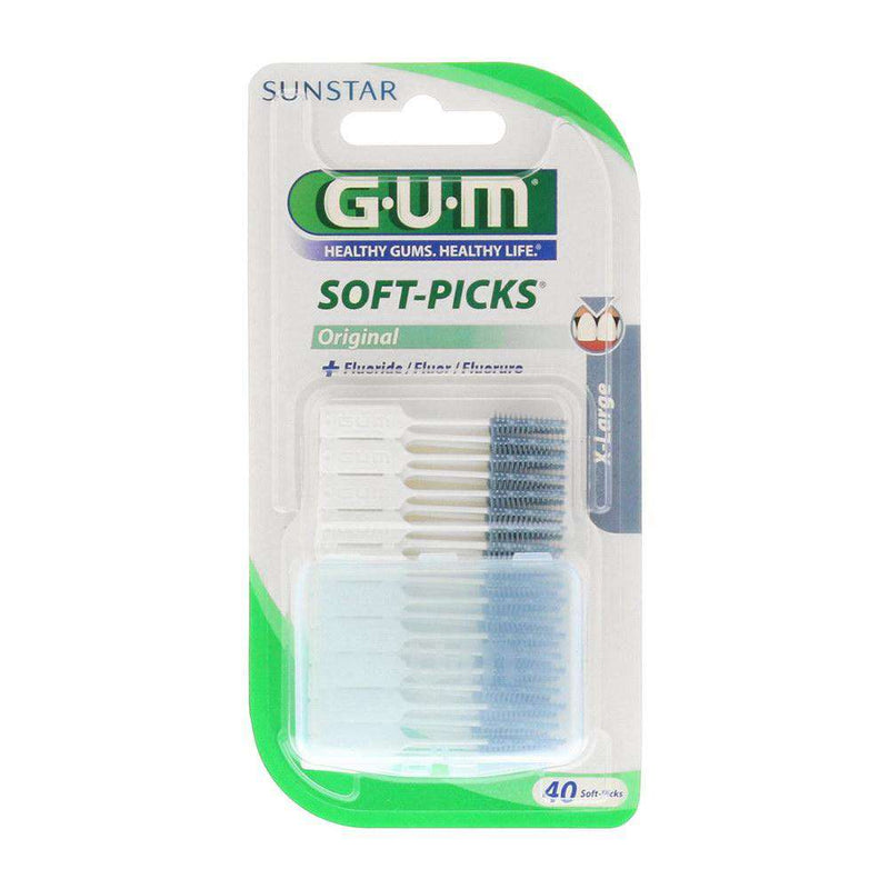 Gum Soft-Picks Cepillos Interdentales Original X-Large 40 Palillos
