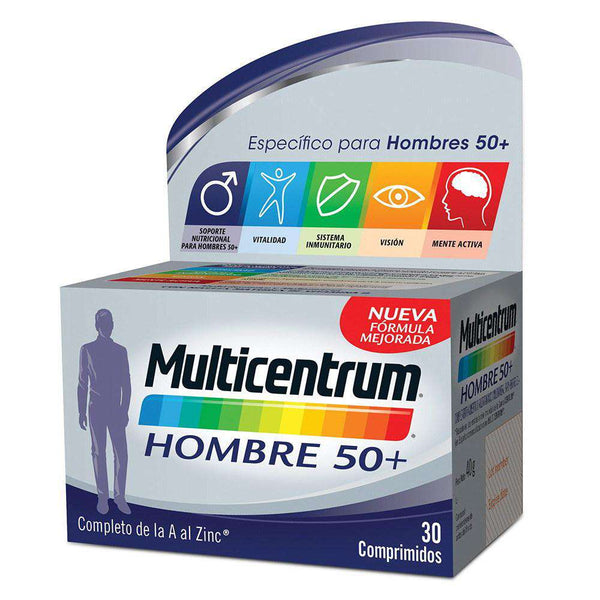 Multicentrum Hombre +50 30 Comprimidos