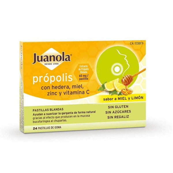 Compra Juanola Própolis Limón-Miel 24 Pastillas B - FarmaWAO✔️