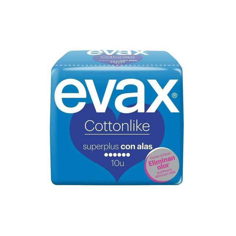 Evax Compresas Cottonlike Superplus Alas 10 Unidades