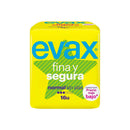 Evax Compresas Fina Y Segura Normal Sin Alas 16U