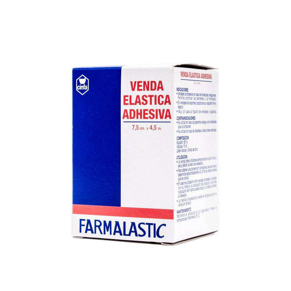 Farmalastic Venda Elastica Adhesiva 7,5 Cm X 4.5 M
