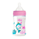 Chicco Biberón Silicona Wellbeing Rosa 0M+ 150ml