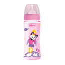 Chicco Biberón Silicona Rosa Flujo Rápido 4M+ 330ml