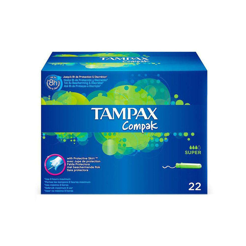 Tampax Compak Super 22 Unidades
