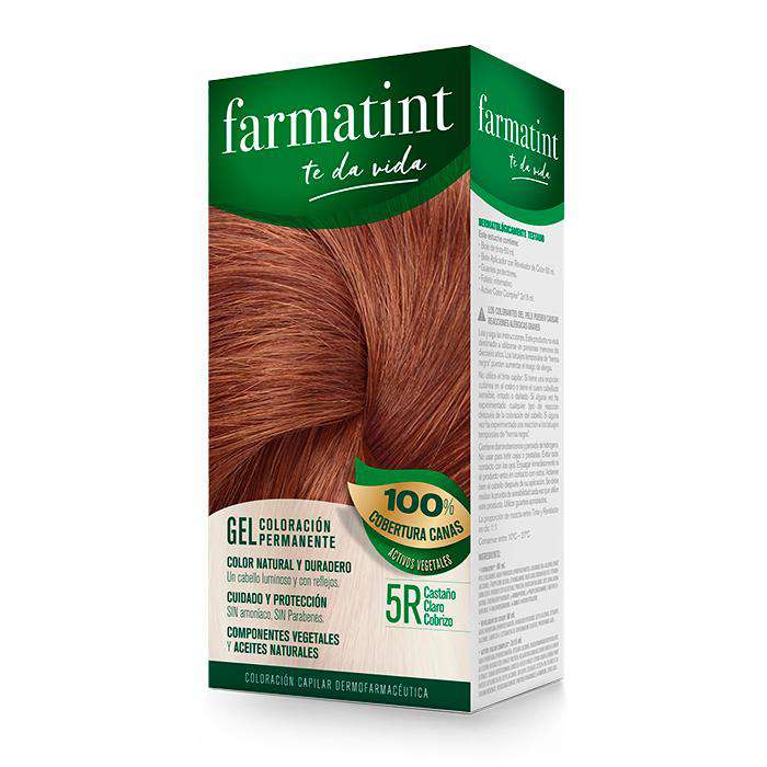 Farmatint Gel 5R Castaño Claro Cobrizo 135 ml