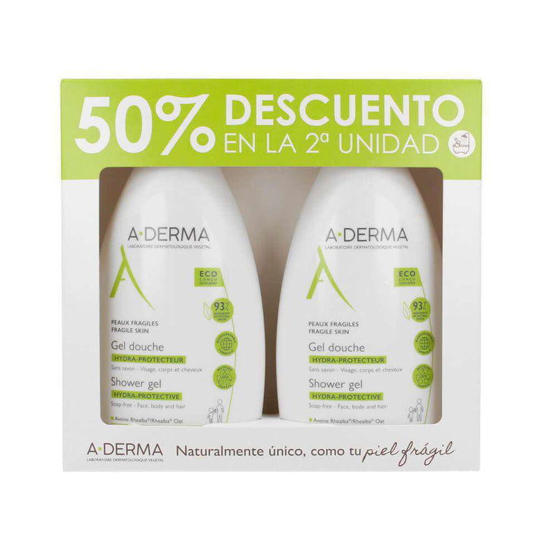 Aderma Gel Ducha Hydra-Protecteur 500 ml Duplo