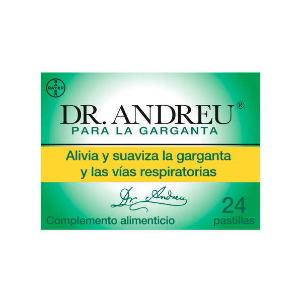 Dr. Andreu Para La Garganta 24 Pastillas