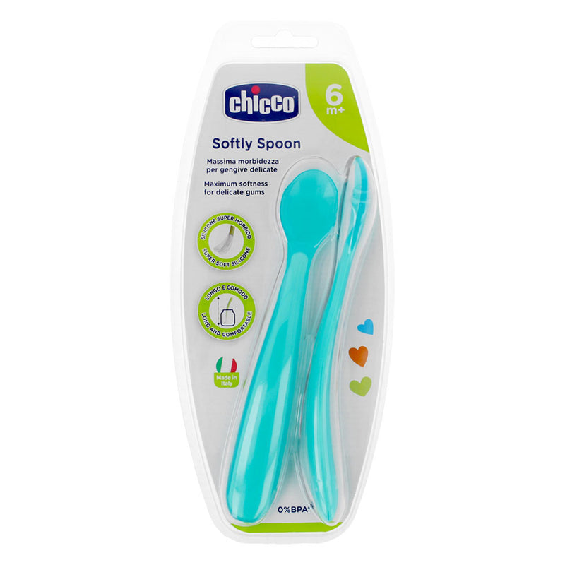 Chicco Easy Cubierto Infantil Cuchara Silicona