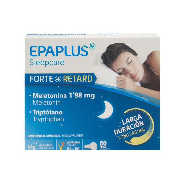 Epaplus Melatonina Forte Retard + Triptófano 60 Comprimidos