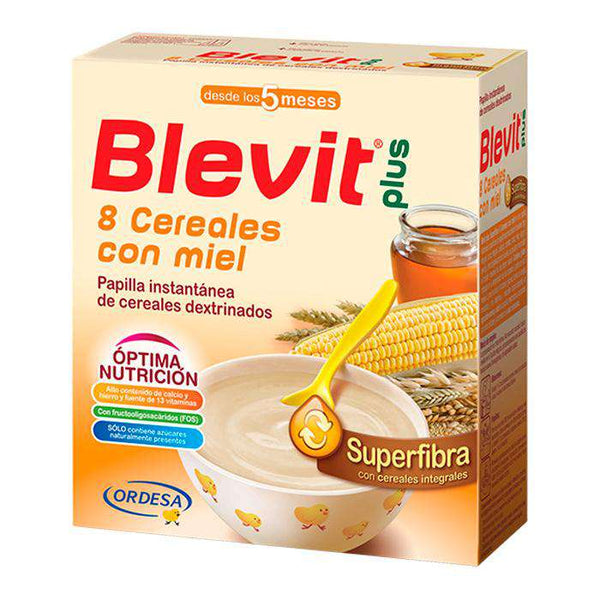 Blevit Plus Superfibra 8 Cereales Miel 600 gr