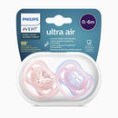 Philips Avent Chupete Ultra Air Decorados Niña 0-6M 2 Unidades