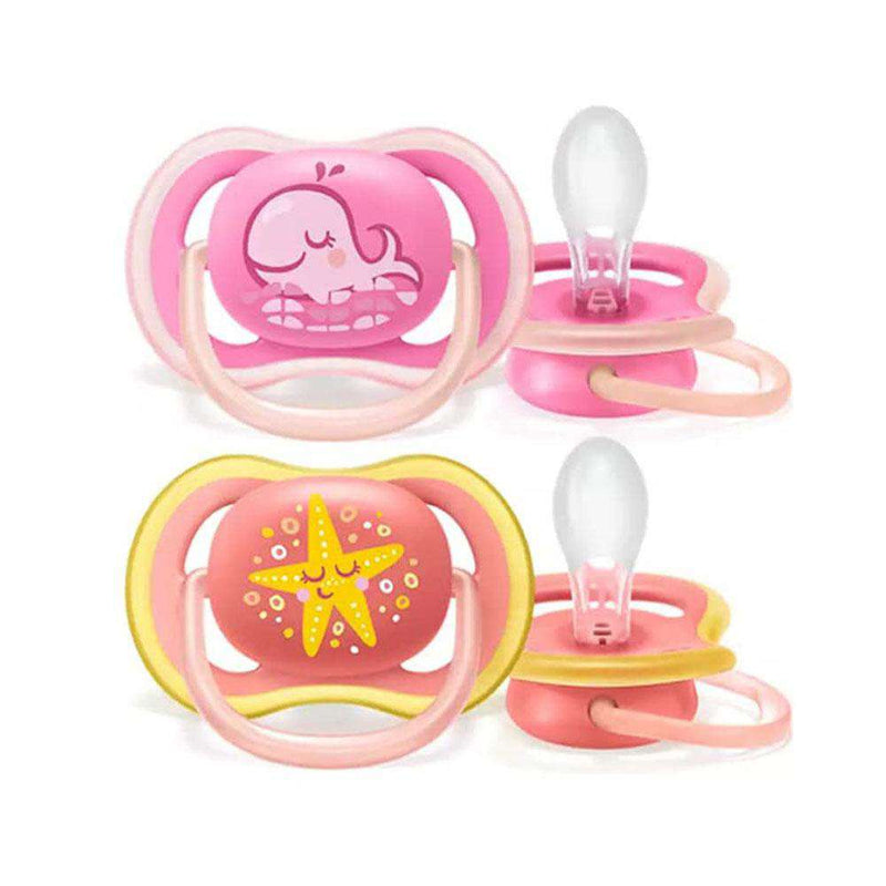 Philips Avent Chupete Ultra Air Decorados Niña 6-18M 2 Unidades