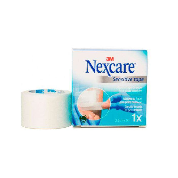 3M Esparadrapo Nexcare Sensitive Tape 2.5 X 5 cm Blanco
