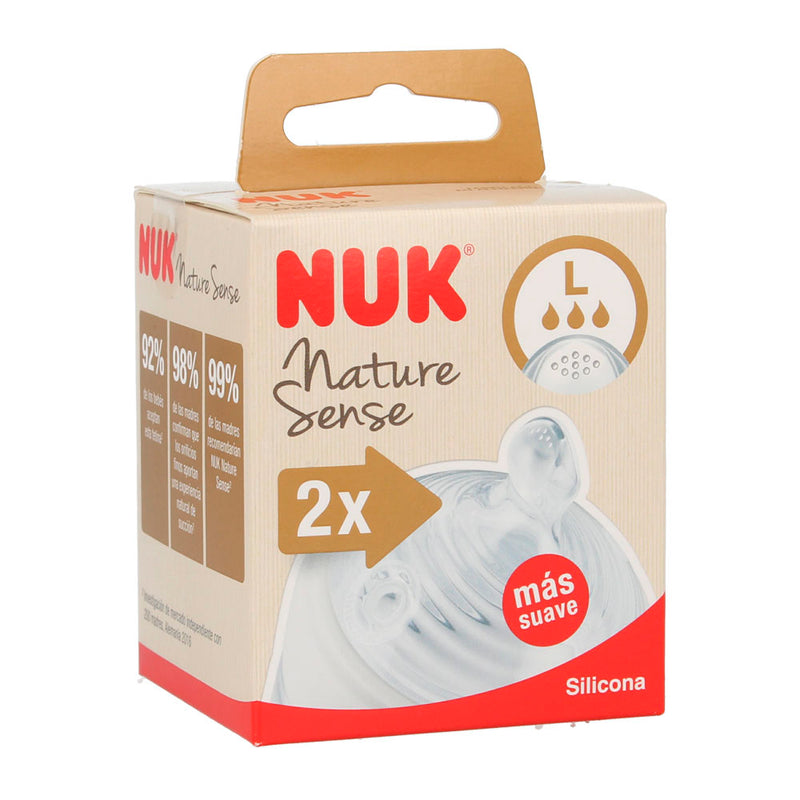 Nuk Tetina Nature Sense Silicona Líquido T.2 (L)