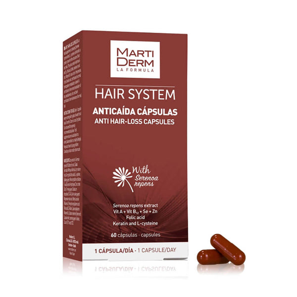 Martiderm Hair System Anticaída 60 Cápsulas