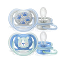 Philips Avent Chupetes Ultra Air Decorado Niño 6-18M 2 Unidades Scf085/03