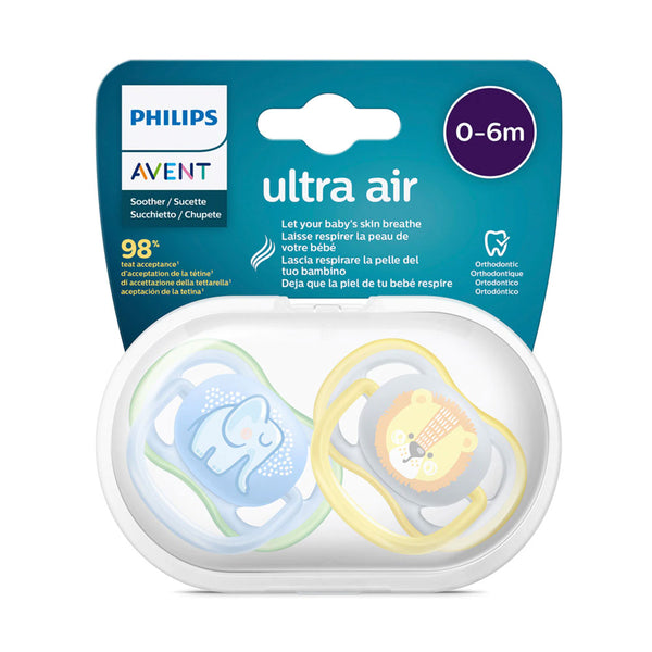 Philips Avent Chupetes Ultra-Air Liso Niño 0-6M