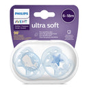 Philips Avent Chupetes Ultrasoft Deco Niño 6-18M