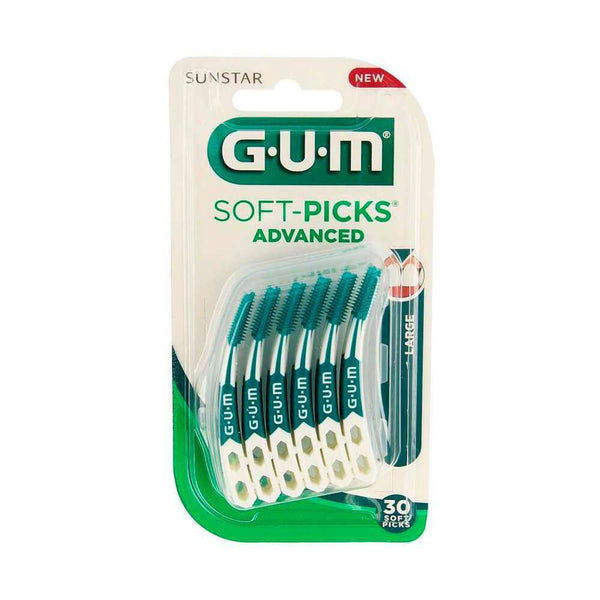 Gum Soft-Picks Cepillos Interdentales Advanced Largos 30 Unidades