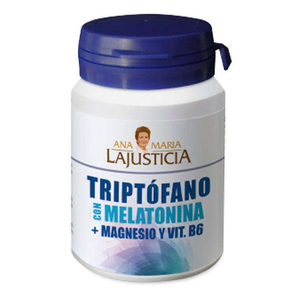 Ana Maria La Justicia Triptófano Con Melatonina + Magnesio + Vitamina B6 60 Comprimidos