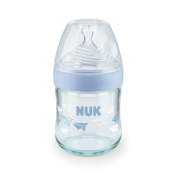 Nuk Biberón Cristal Silicona Nature Sense 0-6M S 120ml