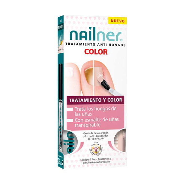 Nailner 2 En 1 Pincel Antihongos Color Nude