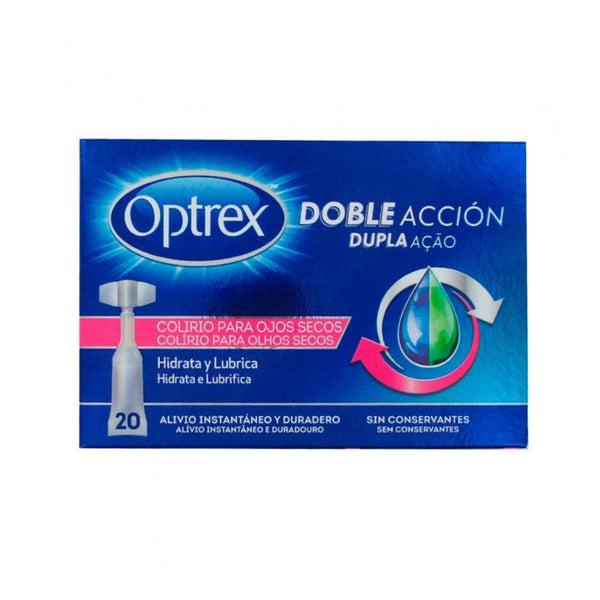 Optrex Doble Acción Ojos Secos 20 Monodosis 10 ml