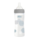 Chicco Wellbeing Biberón Vidrio Silicona Flujo Lento +0M 240ml