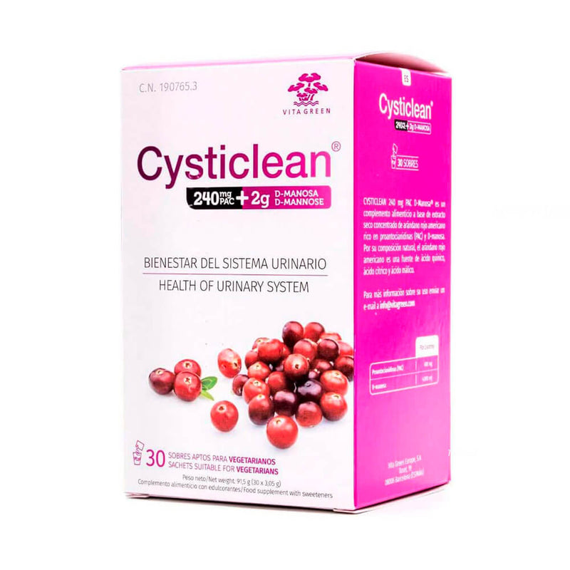 Cysticlean 240 Mg D-Manosa 30 Sobres