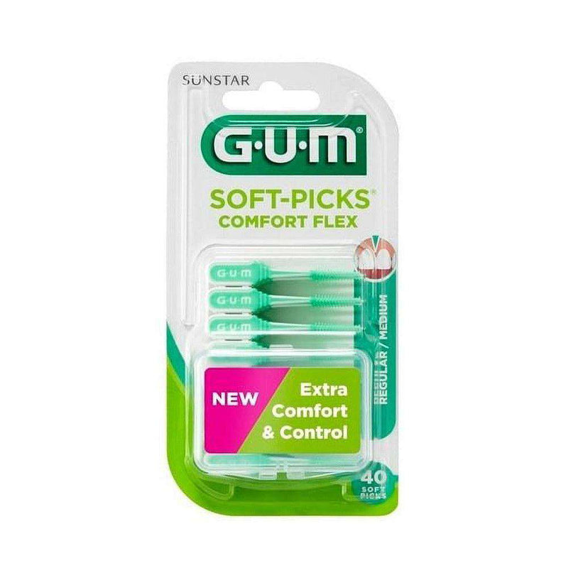 Gum Soft-Picks Cepillos Interdentales Comfort Flex Regular 40 Unidades