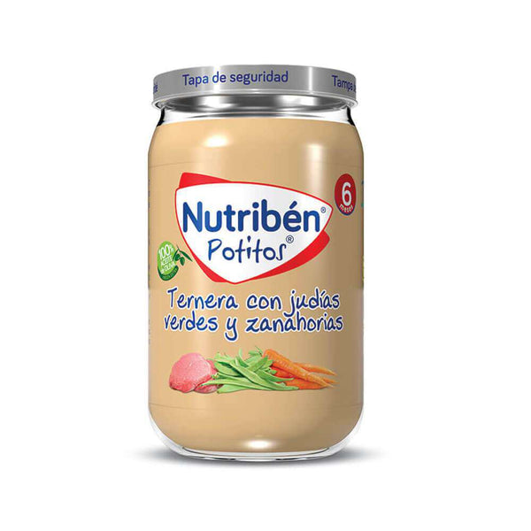 Nutribén Potito 235 gr Ternera Judias Zanahorias
