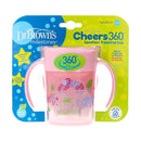 Dr. Browns Vaso 360º Sin Boquilla Rosa 200 ml