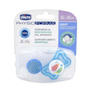 Chicco Chupete Silicona Physio Air Azul +12 M 2 Unidades