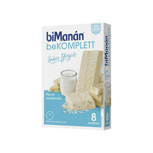 Bimanán Bekomplett Snack Barritas Yogur 8 Unidades